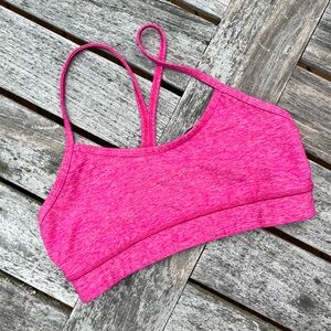 Lululemon Pink Yoga Sports Bra